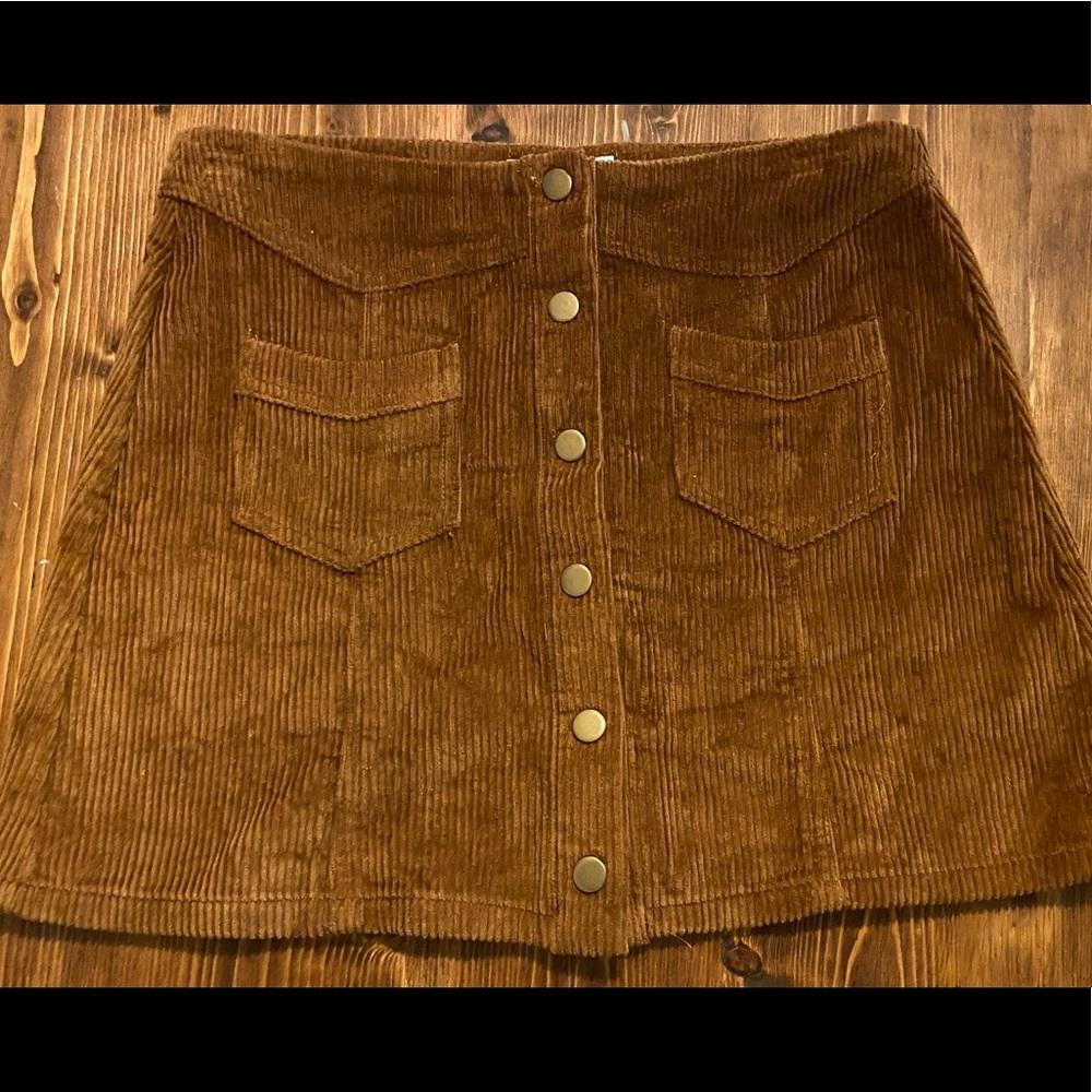 Brown skirt